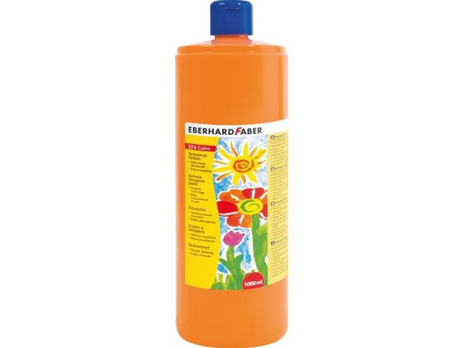 [90135462 1102084] Eberhard Faber Temperafarben Efacolor, 1000 ml, Orange