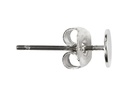 Creativ Company Ohrring 13 mm Versilbert, 10 Stk.
