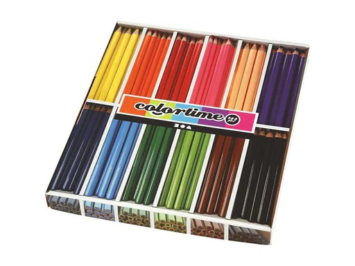 [90135544 1043646] Creativ Company Farbstifte Colortime Grosspackung 12 x 12 Stück