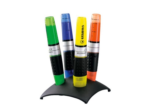 [90135727 1085112] STABILO Textmarker Luminator Tischset Mehrfarbig