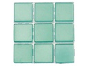 Glorex Selbstklebendes Mosaik Poly-Mosaic 10 mm Türkis