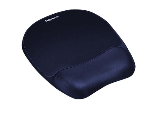 [90135945 221667] Fellowes Ergonomische Mausmatte Memory Foam Saphirblau
