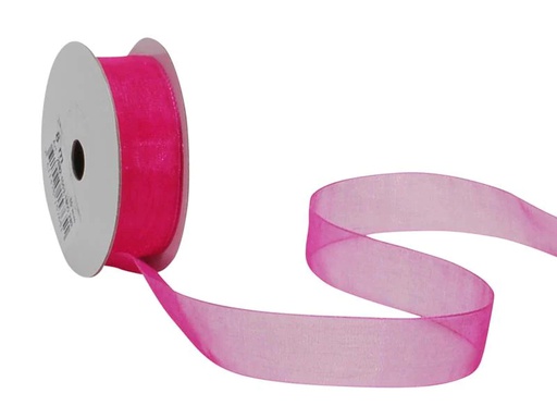 [90136014 1122519] Spyk Organzaband Organsa 15 mm x 8 m, Pink