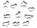 Paderno Guetzli-Ausstecher-Set 2 cm x 10 cm 10 Stück, Tiere