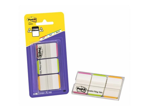 [90136200 203335] Post-it Page Marker Index Strong Pink/Orange/Grün, 3 Stück