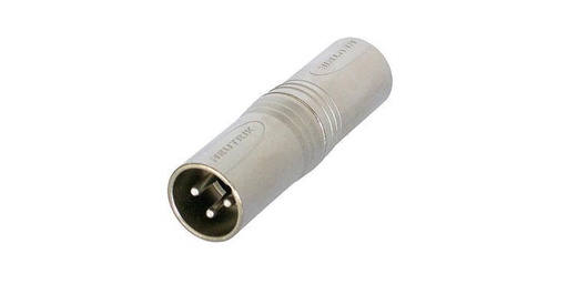 [90136354 336650] Neutrik Audio-Adapter NA3MM XLR 3 Pole, male - XLR 3 Pole, male