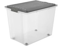 Rotho Aufbewahrungsbox COMPACT A3 mit Rollen/70 l