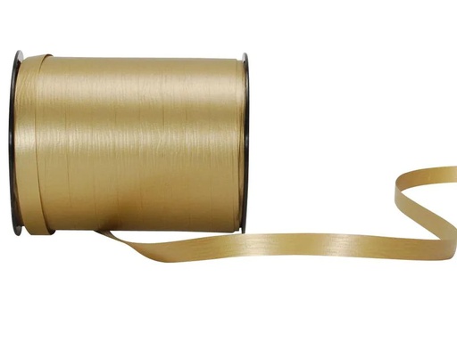 [90136688 1122463] Spyk Geschenkband Poly Matt 10 mm x 250 m, Gold