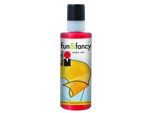 [90136761 556392] Marabu Fensterfarbe Fun &amp; Fancy 80 ml, Rot