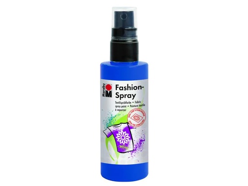 [90136812 555492] Marabu Textilfarbe Fashion Spray 100 ml, Blau