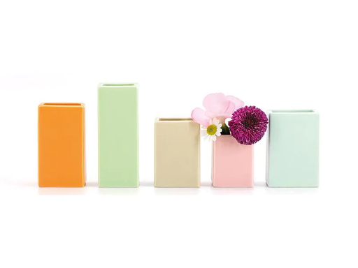 [90137014 1171449] Remember Vasen-Set Mini, in Pastelltönen, 5 Stück