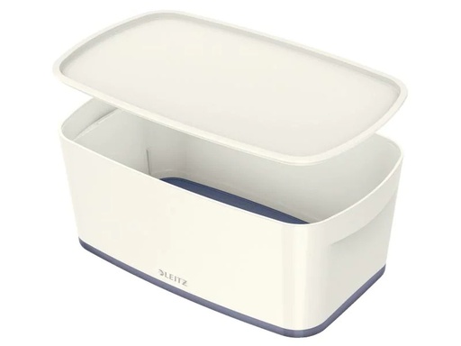 [90137095 627391] Leitz Aufbewahrungsbox MyBox Klein Weiss/Grau