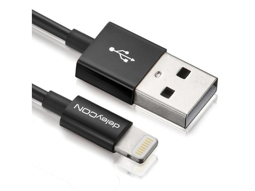 [90137135 358367] deleyCON USB 2.0-Kabel  USB A - Lightning 0.5 m