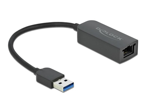 [90137242 1173807] Delock Netzwerk-Adapter USB-A – RJ45, 2.5Gbps Schwarz