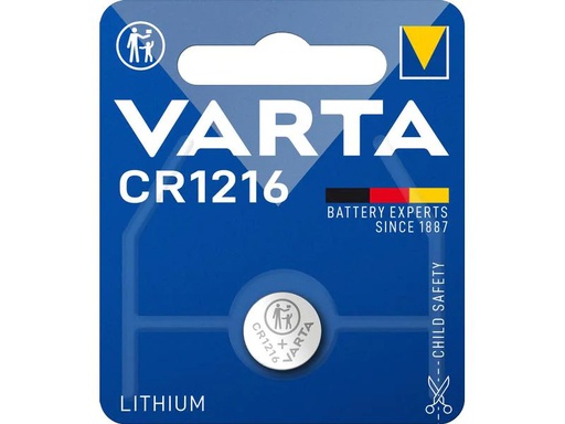 [90137533 262370] Varta Knopfzelle CR1216 1 Stück
