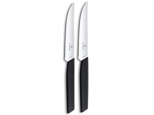 [90137848 1211587] Victorinox Steakmesser-Set Swiss Modern 2 Stück, Schwarz