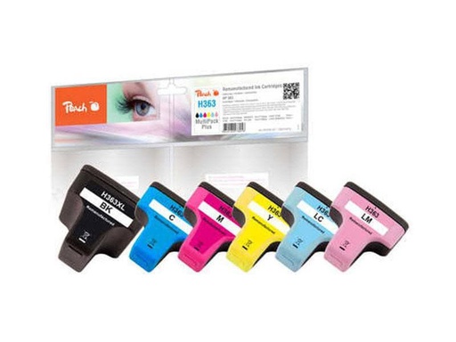[90137921 838677] Peach Tinte HP Nr. 363 Multipack XL
