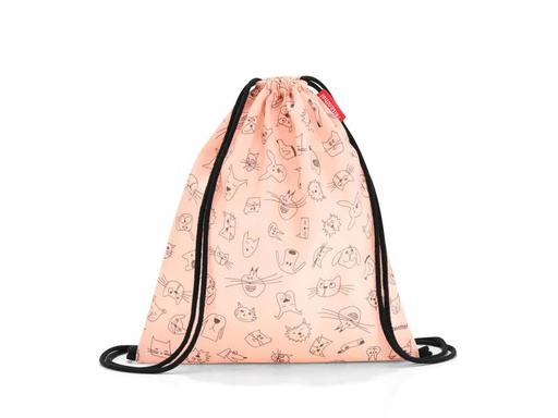 [90138184 747699] Reisenthel Turnsack Mysac Kids Cats and Dogs Rosa
