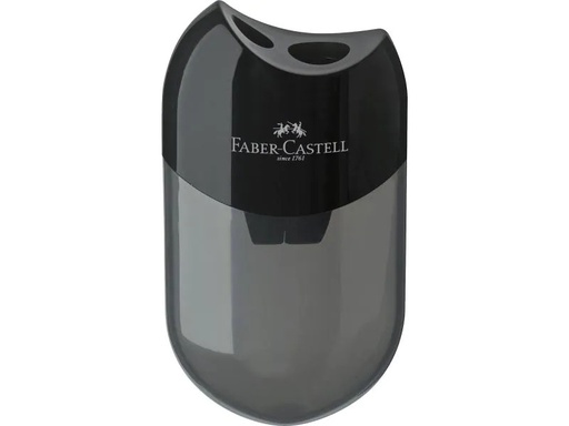 [90138356 924275] Faber-Castell Spitzer Doppelspitzdose, Schwarz