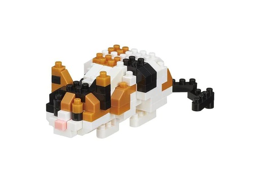 [90138409 1183479] Nanoblock Mini Collection Cat breed calico cat Level 2