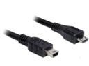 Delock USB 2.0-Kabel  Micro-USB B - Mini-USB B 1 m