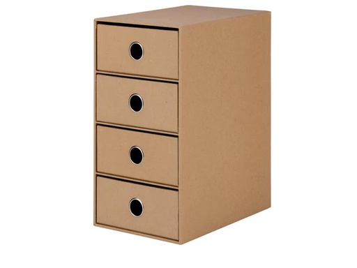 [90138597 789766] Rössler Schubladenbox S.O.H.O. Braun