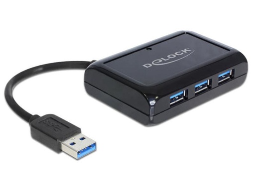 [90138601 245995] Delock USB-Hub 62440 USB 3.0 - 3x Typ-A + 1x RJ45