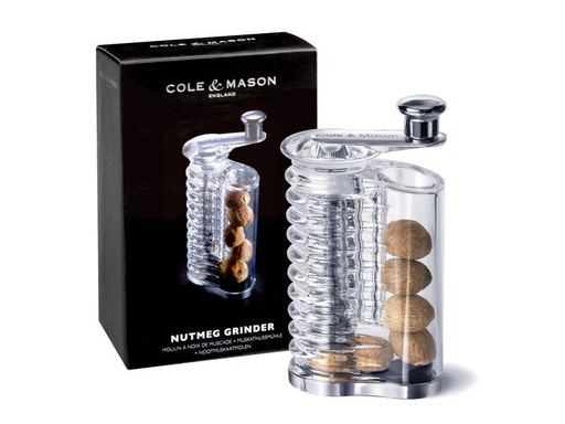 [90138633 471364] Cole&amp;Mason Muskatmühle Wallis 14.5 cm, Transparent