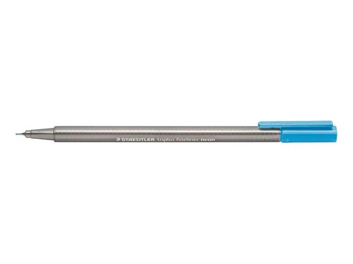 [90138652 914712] Staedtler Fineliner Triplus 334 0.3 mm, Neonblau