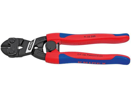 [90138823 916995] Knipex Kompakt-Bolzenschneider CoBolt 200 mm mit Öffnungsfeder
