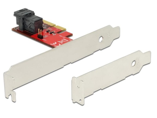 [90138824 672499] Delock Host Bus Adapter Controller PCI-ex4 - U.2 Bracket FH+LP