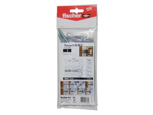 [90139020 683602] Fischer Abstandsmontagesystem Thermax 10/160 M10 B, 2 Stück