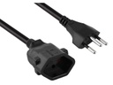 FURBER.power Verlängerungskabel T13-T12 5 m Schwarz