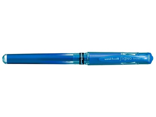 [90139131 1130798] Uni Gelschreiber uni-ball SIGNO broad 1 mm, Metallic Blau