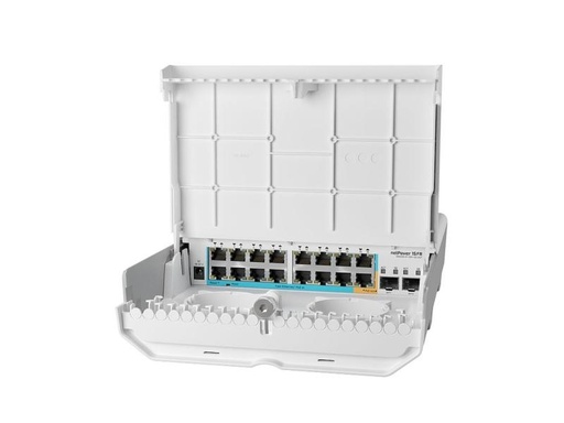 [90139358 1068203] MikroTik GPEN PoE Switch netPower 15FR, Outdoor, 18 Port