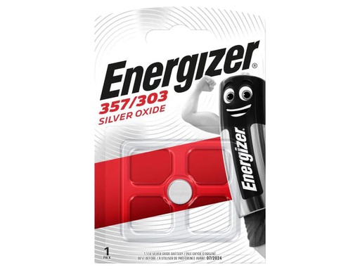 [90139541 739892] Energizer Knopfzelle 357/303 Silberoxid 1 Stück