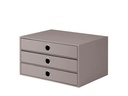 Rössler Schubladenbox S.O.H.O. A4 Taupe