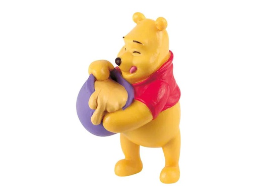 [90013946 1179698] BULLYLAND Spielzeugfigur Disney Pooh stehend mit Honigtopf
