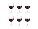 Bodum Rotweinglas Oktett 250 ml, 6 Stück, Transparent
