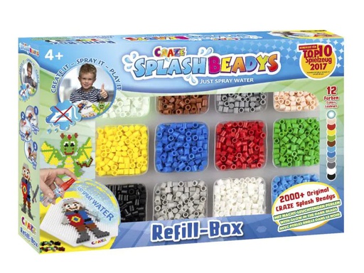 [90139902 814248] Craze Splash Beadys Refill Set Boys Mehrfarbig