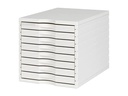 Styro Schubladenbox Styrotop 8 Schubladen, Weiss