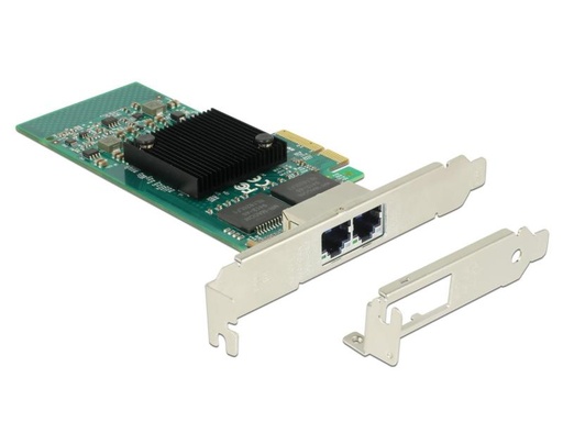 [90140195 856356] Delock Netzwerkkarte 2x1Gbps, PCI-Express-x4 Intel i350 Chipset