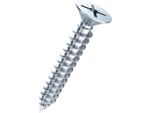 [90014015 850486] ferronorm Spanplattenschrauben 4 x 25 mm, 200 Stück