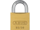 Abus Vorhängeschloss 55/30 Gold Messing