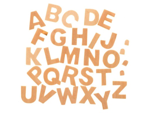 [90140757 569108] Glorex Holzbuchstabe A-Z 26 Stück