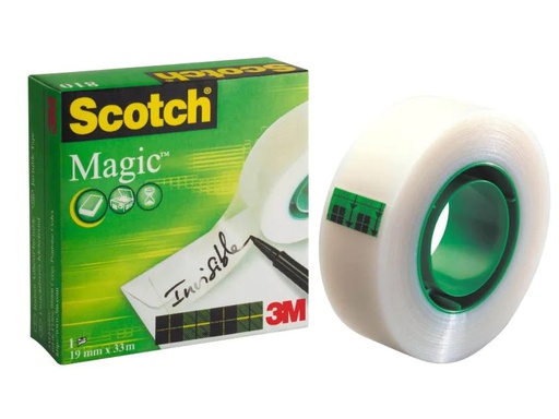 [90140845 298199] Scotch Klebeband Magic 19 mm x 33 m, Transparent