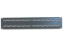 Wirewin Blindblende BP PERFORATED 2U 2HE 19, Grau