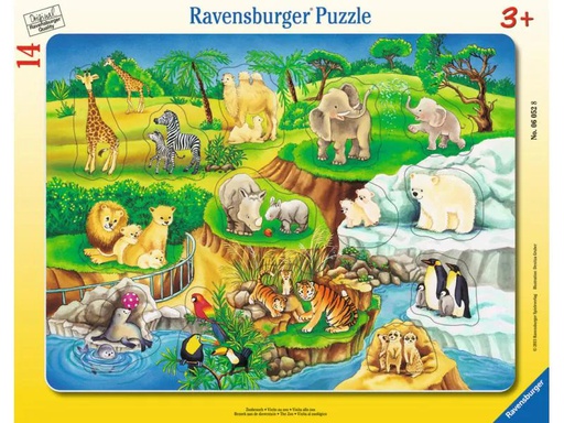 [90014083 640733] Ravensburger Puzzle Zoobesuch