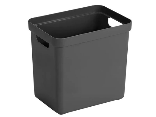[90141407 849653] Sigma Home Aufbewahrungsbox 25 l Schwarz