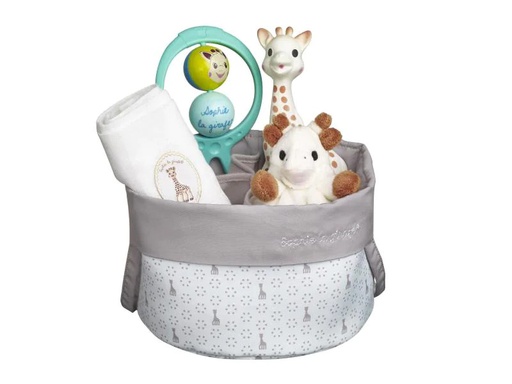 [90014124 1038184] Sophie la girafe Geschenkset Geburtskorb